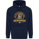 A Chihuahua Dog Childrens Kids Hoodie Navy Blue