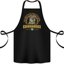 A Chihuahua Dog Cotton Apron 100% Organic Black