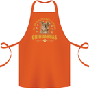 A Chihuahua Dog Cotton Apron 100% Organic Orange