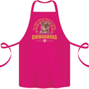 A Chihuahua Dog Cotton Apron 100% Organic Pink