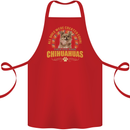 A Chihuahua Dog Cotton Apron 100% Organic Red