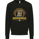 A Chihuahua Dog Kids Sweatshirt Jumper Black