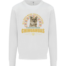 A Chihuahua Dog Kids Sweatshirt Jumper White