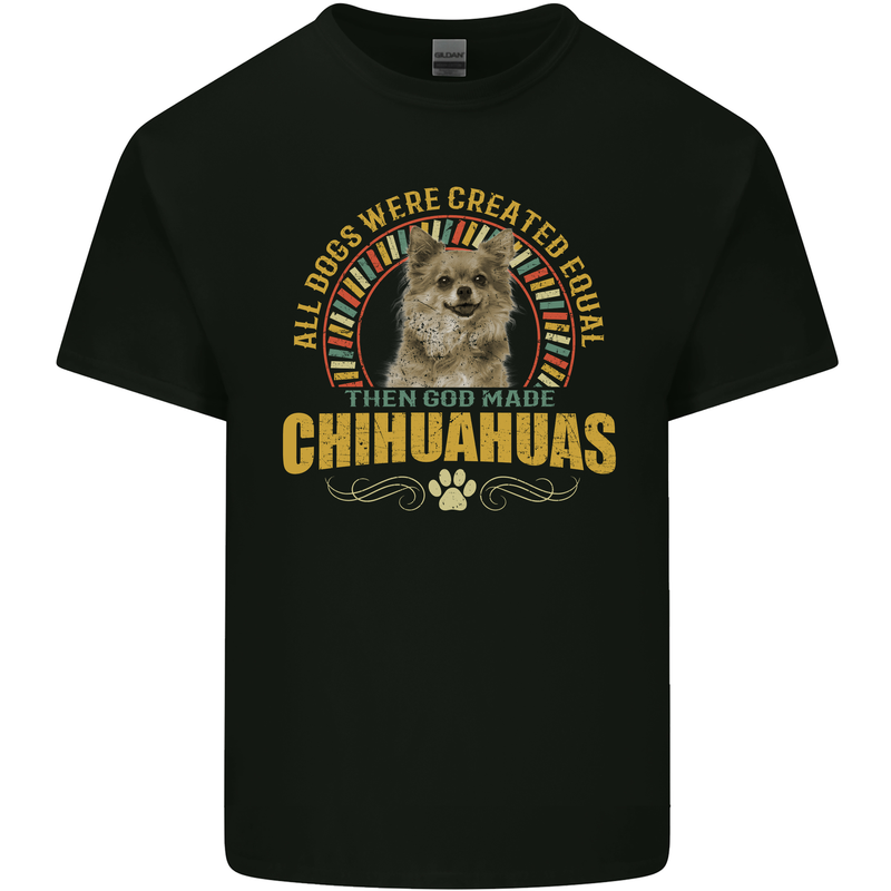 A Chihuahua Dog Kids T-Shirt Childrens Black