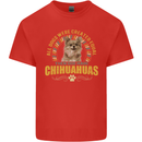 A Chihuahua Dog Kids T-Shirt Childrens Red