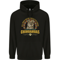 A Chihuahua Dog Mens 80% Cotton Hoodie Black