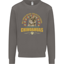 A Chihuahua Dog Mens Sweatshirt Jumper Charcoal