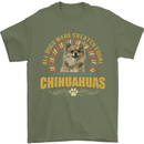 A Chihuahua Dog Mens T-Shirt 100% Cotton Military Green