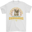 A Chihuahua Dog Mens T-Shirt 100% Cotton White