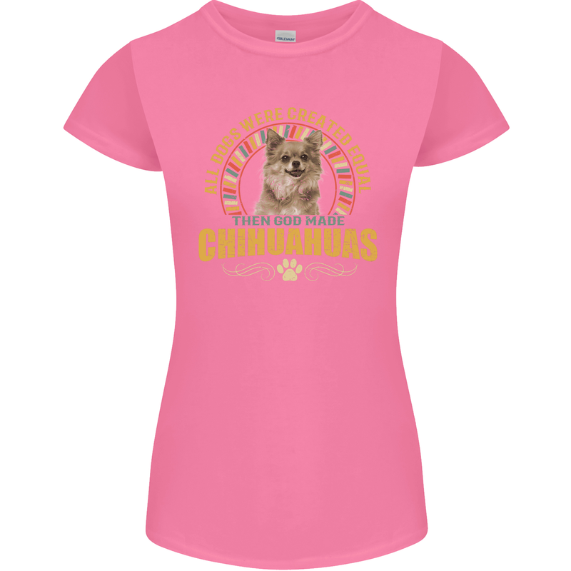 A Chihuahua Dog Womens Petite Cut T-Shirt Azalea