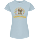A Chihuahua Dog Womens Petite Cut T-Shirt Light Blue