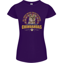 A Chihuahua Dog Womens Petite Cut T-Shirt Purple