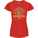 A Chihuahua Dog Womens Petite Cut T-Shirt Red