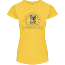A Chihuahua Dog Womens Petite Cut T-Shirt Yellow