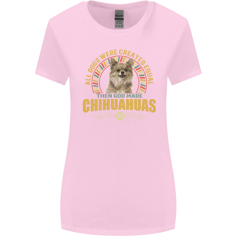 A Chihuahua Dog Womens Wider Cut T-Shirt Light Pink