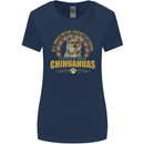 A Chihuahua Dog Womens Wider Cut T-Shirt Navy Blue