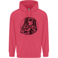 A Chilled Frog Playing the Guitar Guitarist Childrens Kids Hoodie Heliconia
