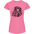 A Chilled Frog Playing the Guitar Guitarist Womens Petite Cut T-Shirt Azalea