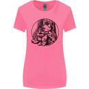 A Chilled Frog Playing the Guitar Guitarist Womens Wider Cut T-Shirt Azalea