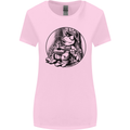 A Chilled Frog Playing the Guitar Guitarist Womens Wider Cut T-Shirt Light Pink