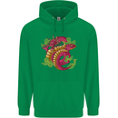 A Chinese Dragon Childrens Kids Hoodie Irish Green