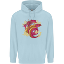 A Chinese Dragon Childrens Kids Hoodie Light Blue