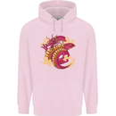 A Chinese Dragon Childrens Kids Hoodie Light Pink