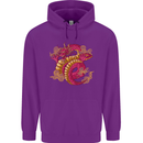 A Chinese Dragon Childrens Kids Hoodie Purple