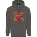 A Chinese Dragon Childrens Kids Hoodie Storm Grey