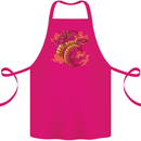 A Chinese Dragon Cotton Apron 100% Organic Pink