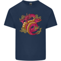 A Chinese Dragon Kids T-Shirt Childrens Navy Blue