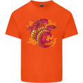 A Chinese Dragon Kids T-Shirt Childrens Orange
