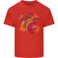 A Chinese Dragon Kids T-Shirt Childrens Red