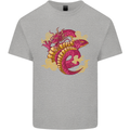 A Chinese Dragon Kids T-Shirt Childrens Sports Grey