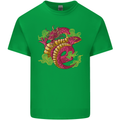 A Chinese Dragon Mens Cotton T-Shirt Tee Top Irish Green