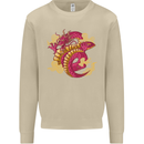 A Chinese Dragon Mens Sweatshirt Jumper Sand