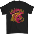 A Chinese Dragon Mens T-Shirt Cotton Gildan Black