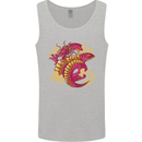 A Chinese Dragon Mens Vest Tank Top Sports Grey