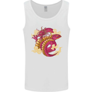 A Chinese Dragon Mens Vest Tank Top White