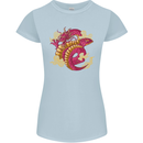 A Chinese Dragon Womens Petite Cut T-Shirt Light Blue