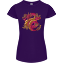 A Chinese Dragon Womens Petite Cut T-Shirt Purple