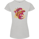 A Chinese Dragon Womens Petite Cut T-Shirt Sports Grey