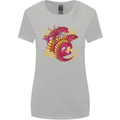 A Chinese Dragon Womens Wider Cut T-Shirt Sports Grey