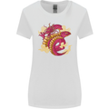 A Chinese Dragon Womens Wider Cut T-Shirt White