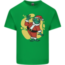 A Christmas Frog Dressed as Santa Claus Kids T-Shirt Childrens Irish Green
