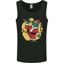 A Christmas Frog Dressed as Santa Claus Mens Vest Tank Top Black