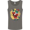 A Christmas Frog Dressed as Santa Claus Mens Vest Tank Top Charcoal