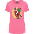 A Christmas Frog Dressed as Santa Claus Womens Wider Cut T-Shirt Azalea