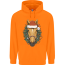 A Christmas Horse Equestrian Childrens Kids Hoodie Orange