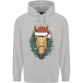 A Christmas Horse Equestrian Childrens Kids Hoodie Sports Grey